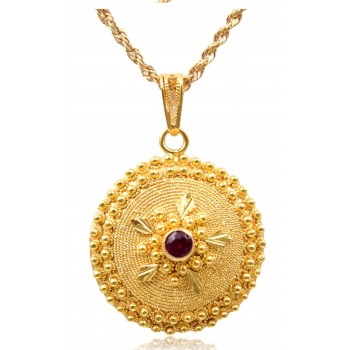 Collana bottone